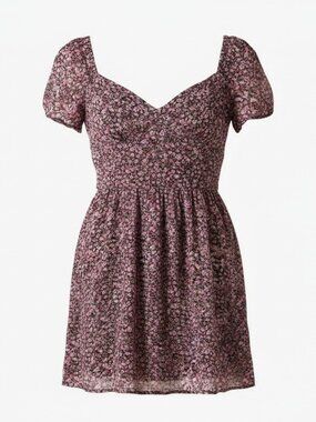 Hollister Babydoll Floral Dress – L